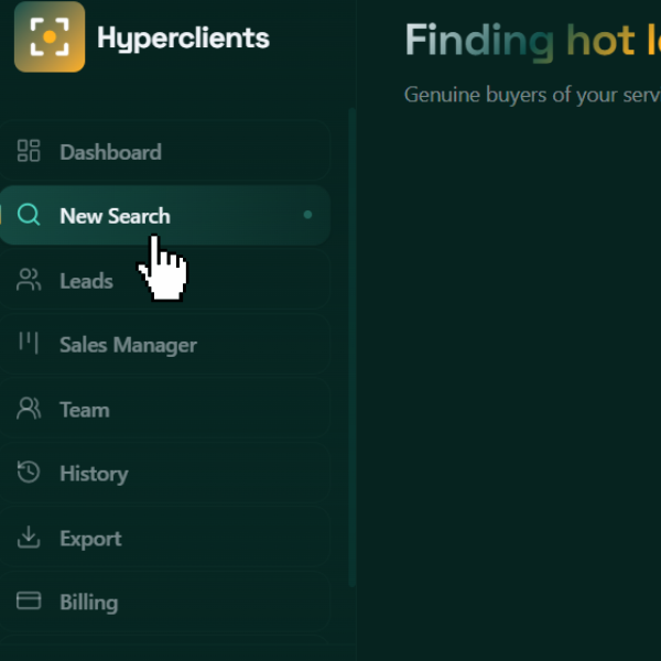 click on new search